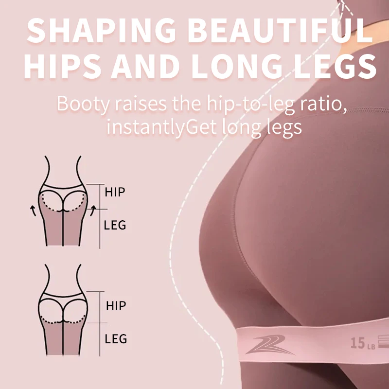 Custom Logo Gym Workout Fitness Elastic Resistance Bands TPE/Latex Rubber Loop with Fabric Therapeutic Exercise Band