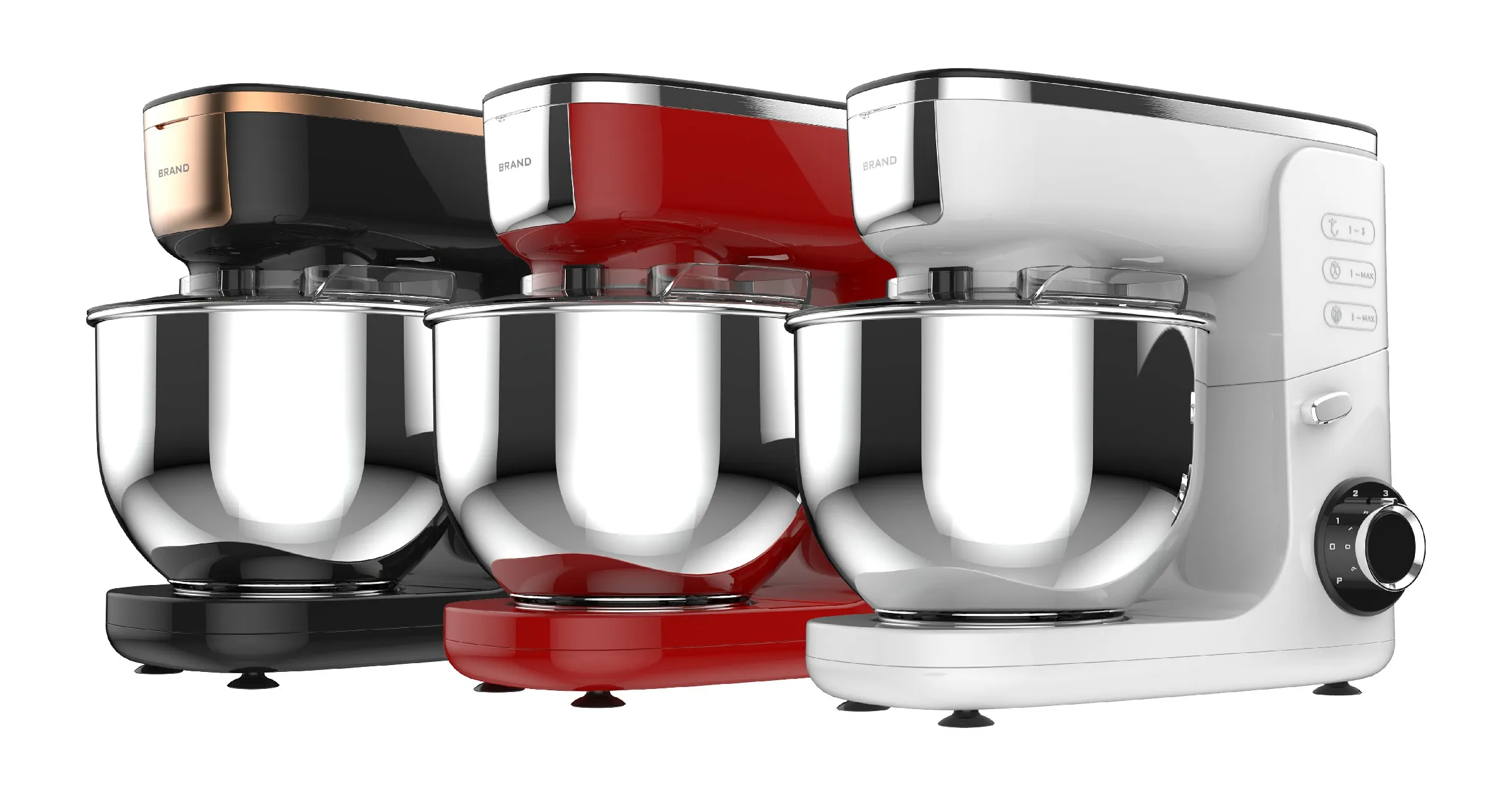 2023 Link Plus Hot Sale 1000W Plastic Housing Stand Mixer Multi-Functional Kitchen Food Mixer Beater, Whisk, Dough Hook