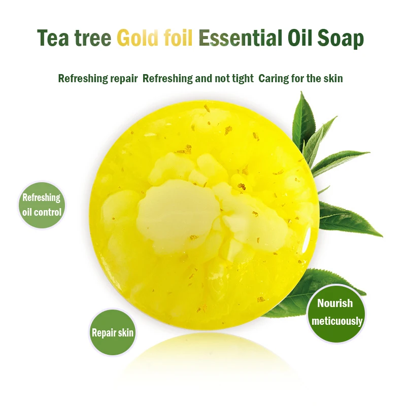 
24K Gold soap with Golden Foil Flakes inside Gold Flake soap 