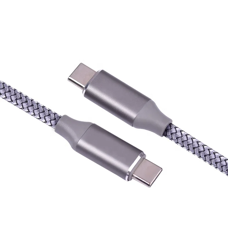 USB-IF бесплатный образец сильный USB-C-USB-C 3,1 20 V 5A 100 W PD Кабель зарядного устройства с E-mark