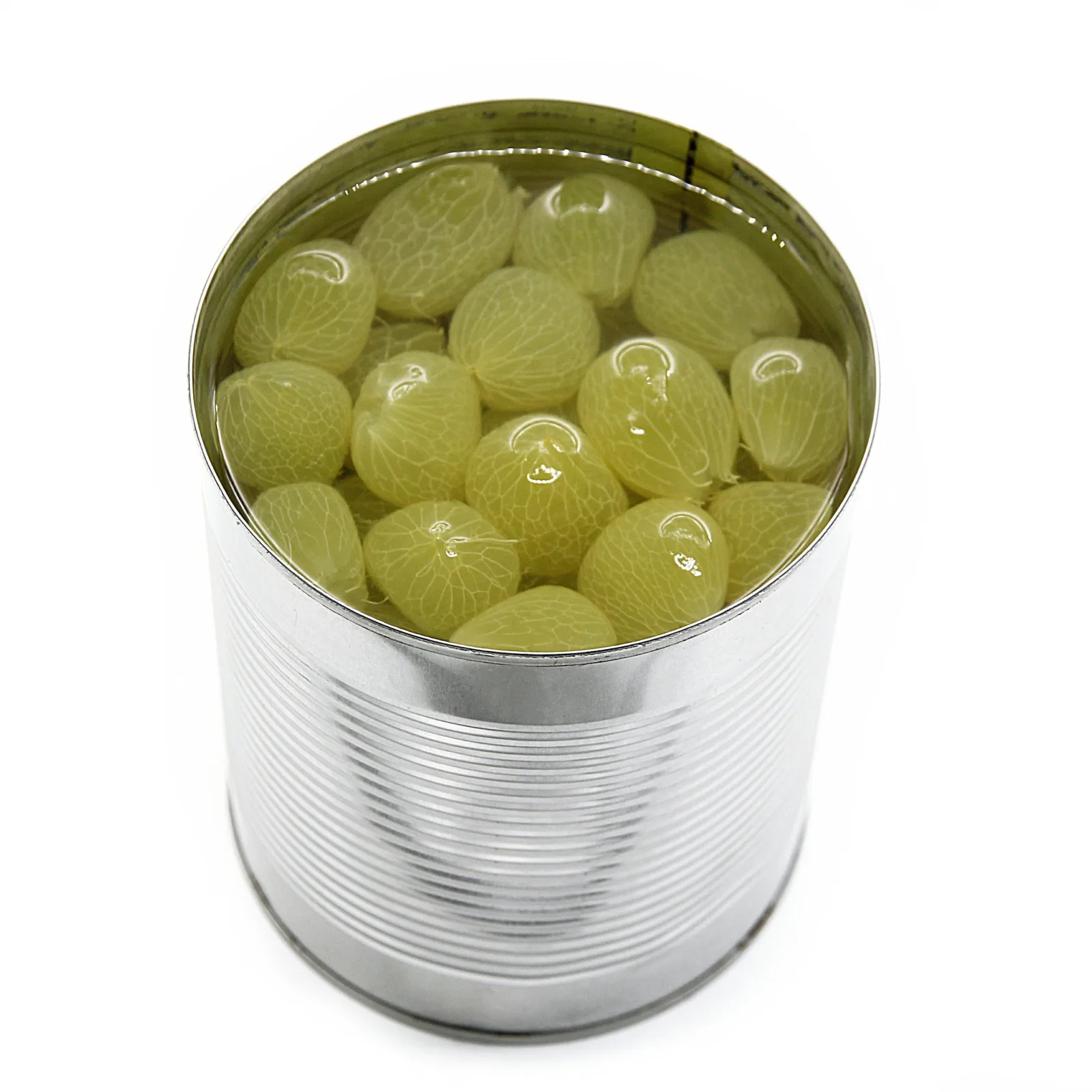 canned peeled grape whole fruit syrup pulp