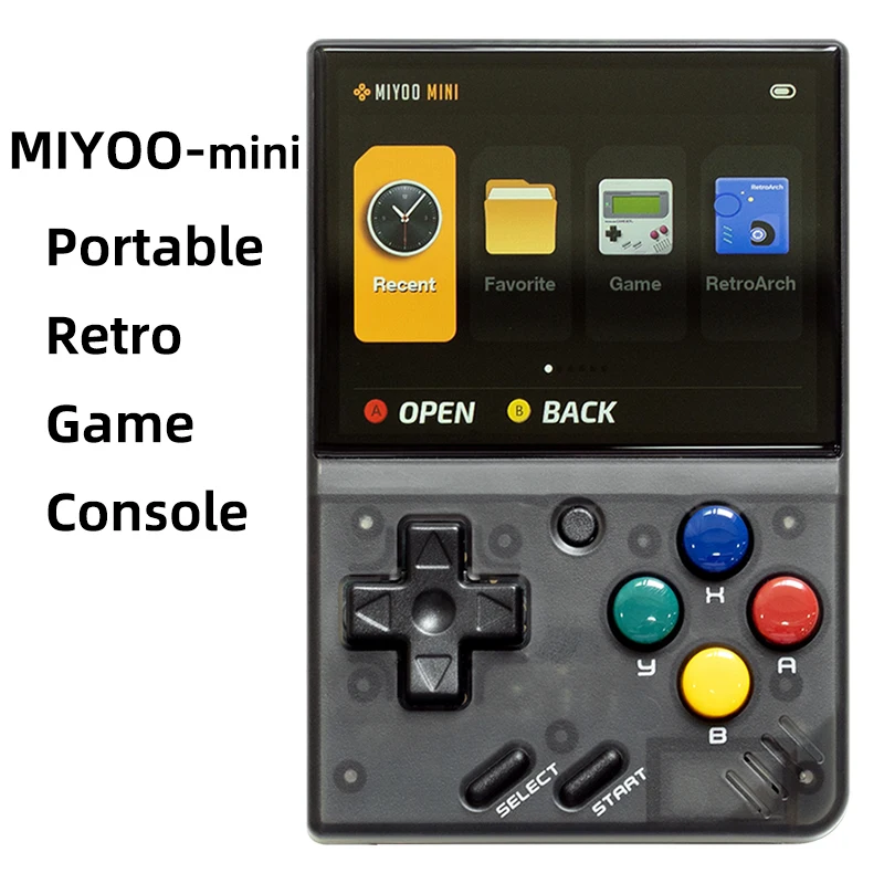 Miyoo Mini V2 PLUS Portable Retro Handheld Game Console 3.5 inch Ips Hdscreen Video Game Consoles Linux System Classic Gaming