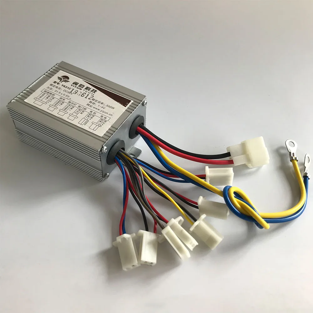 36 V 500 W электрический трехколесный скутер мотоцикла или электровелосипеда 2 регулятор скорости вольт Вт YK31C YIYUN щёточный двигатель постоянного тока е-скутер способный преодолевать Броды контроллер