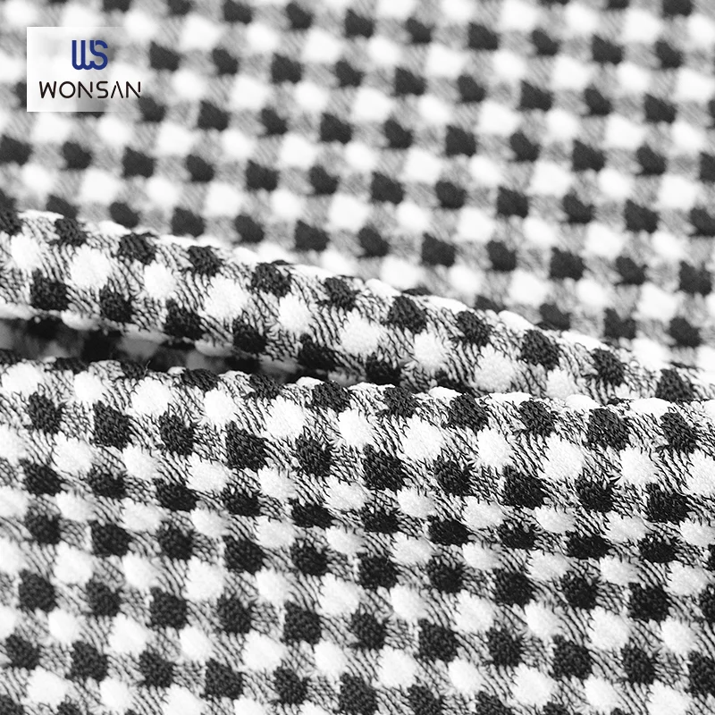 Customizable Nylon Polyester Spandex Garment Dresses Cloths Single Dyed Warp Knitted Fabric En Tissu Kain Skirt CN