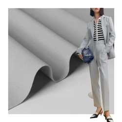 Немнущаяся переработанная полиэфирная ткань, 4 способа, Эластичный полиэстер, вискоза, спандекс, подходит для брюк, ткань