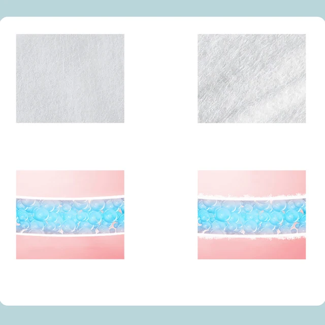 USA/Korean/Turkish Exporter Best Sale Cotton Soft Baby Using Diaper wIth 3 leakguards