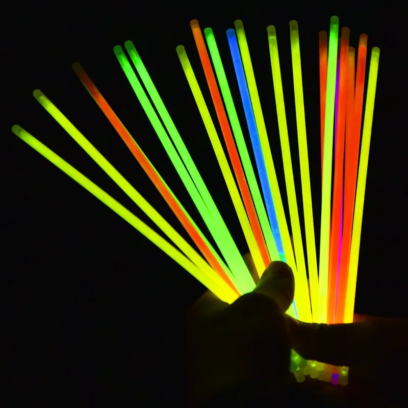 Wholesale Neon Party Glow Necklaces And Bracelets With Connectors Decorations Light In The Dark Sticks