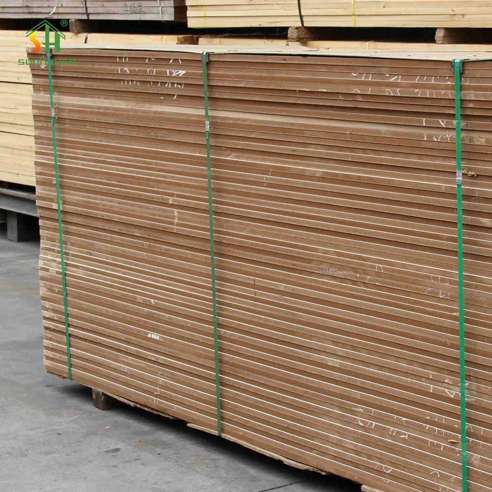 4X8Ft Plain Hdf Board Raw E0/E1 Grade Hight Fibreboards Hdf Wood Fiber Board 18Mm