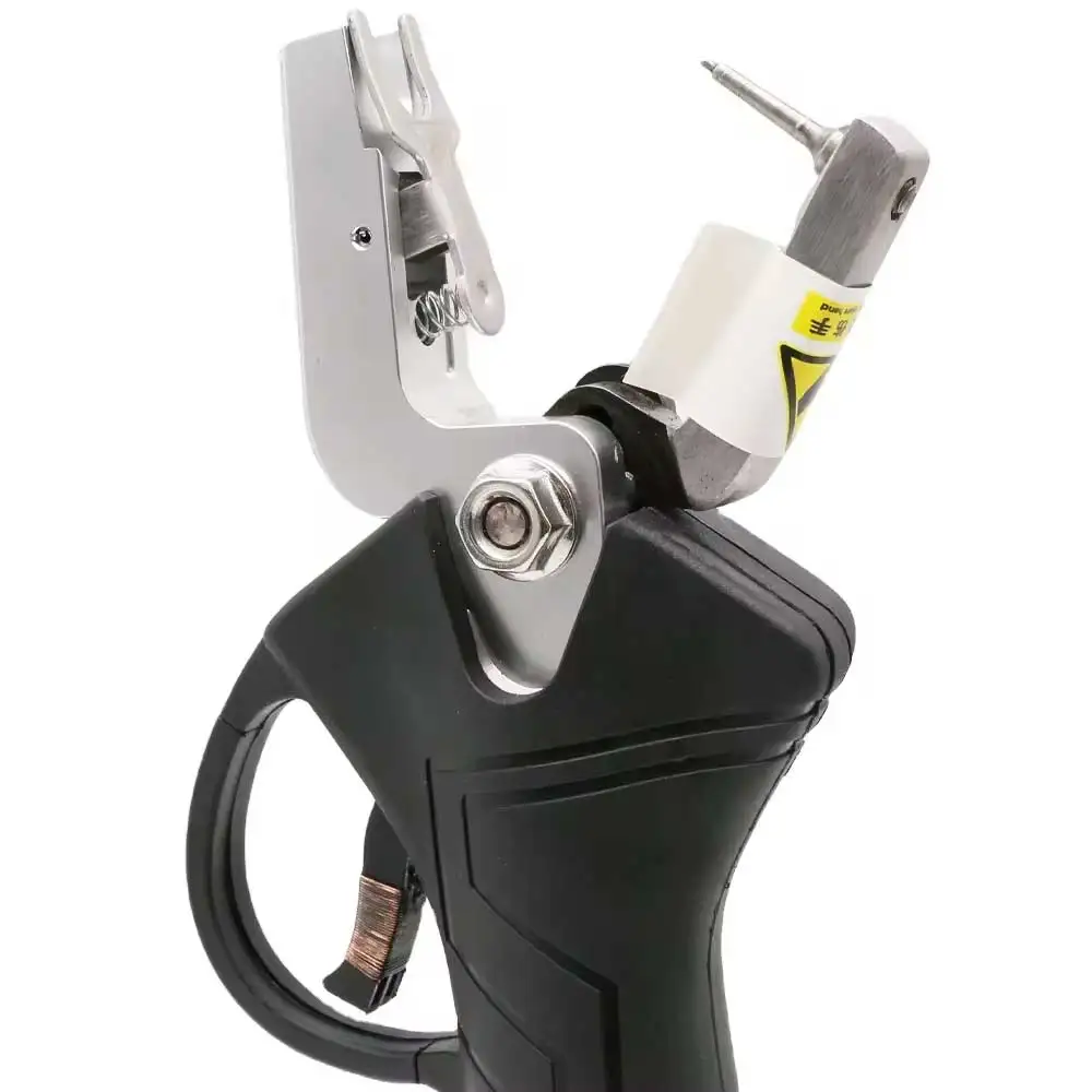 Automatic Sheep Goat Livestock Ear Tag Clamp Cow Pig Ears Tool Clip Electric Animal Ear Tag Applicator