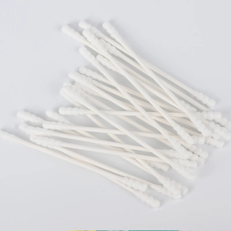 200 Safe Disposable Cotton Swabs Baby Daily Cleaning Cotton Swabs
