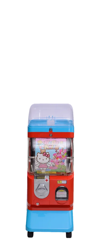 Coin And Token Operated Gumball Toy Vending Machine Gacha Toys Machine one layer.