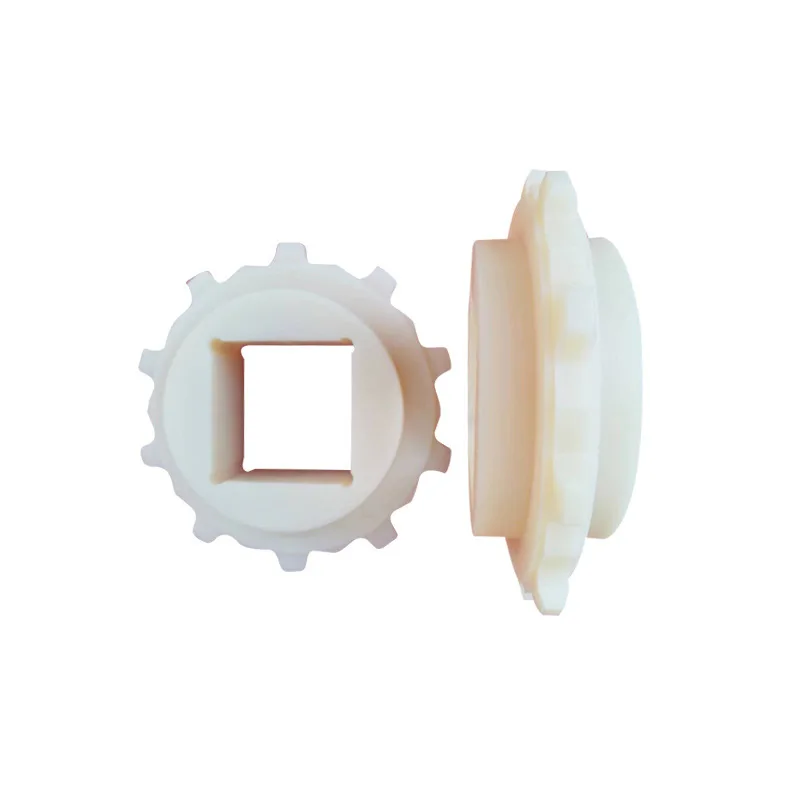 Customized transmission tooth gear wheels cnc machining nylon plastic sprockets gear