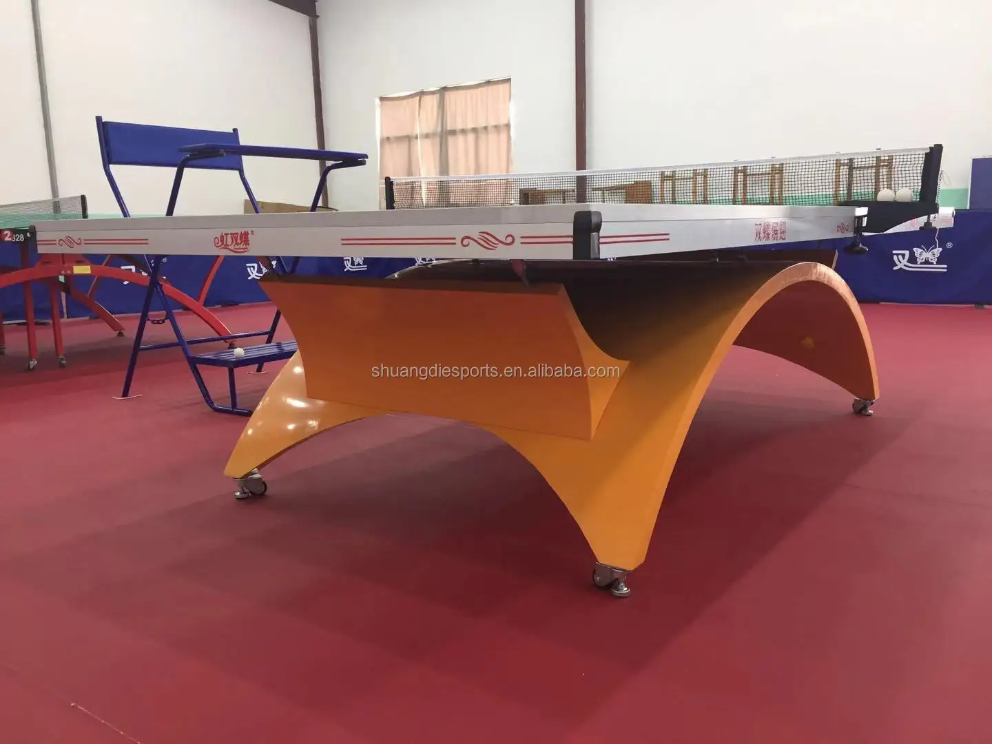 Real Match Use Table Tennis Table Shuangdie Brand
