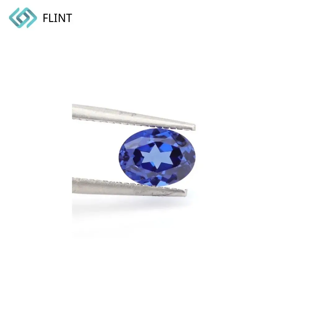FLINT Wholesale Price Synthetic Stone Light Blue Lab Grown Sapphire Stone Light blue Pear Cut Sapphire Loose Gemstones