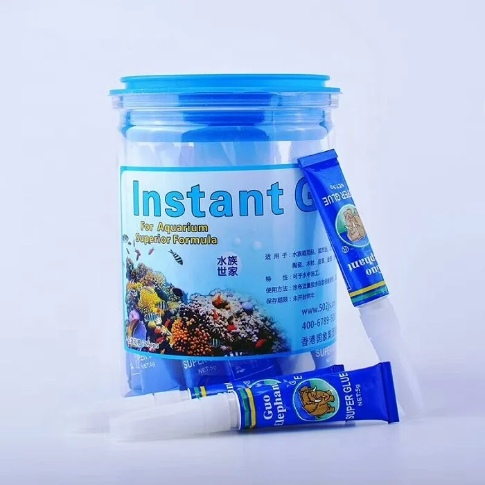 Aquarium Tank driftwood rock moss instant glue for plants landscape