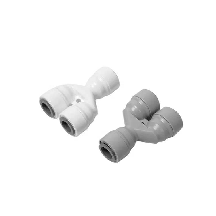 3 way Union Tee Quick Connect Food Grade Push on Plastic Pipe Fitting Quick Joint Connector