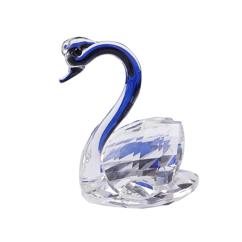 Crystal Glass Swan Animals Wedding Table Decoration Guests Souvenirs Party Gifts