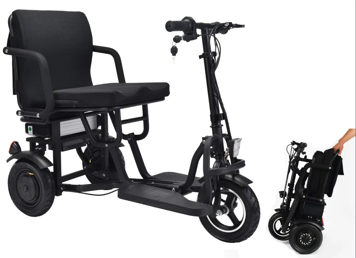 50ah 75ah drive fast three-Wheeled travel reverse gear mobility scooter electric tricycles