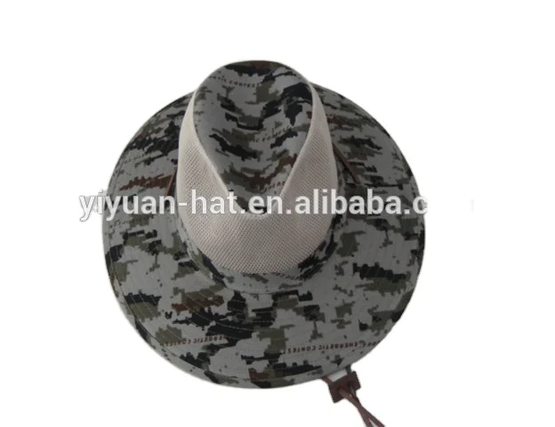 
Camouflage Color Outdoor Travelling Camping upf 50+ mesh Sides Safari Hats 