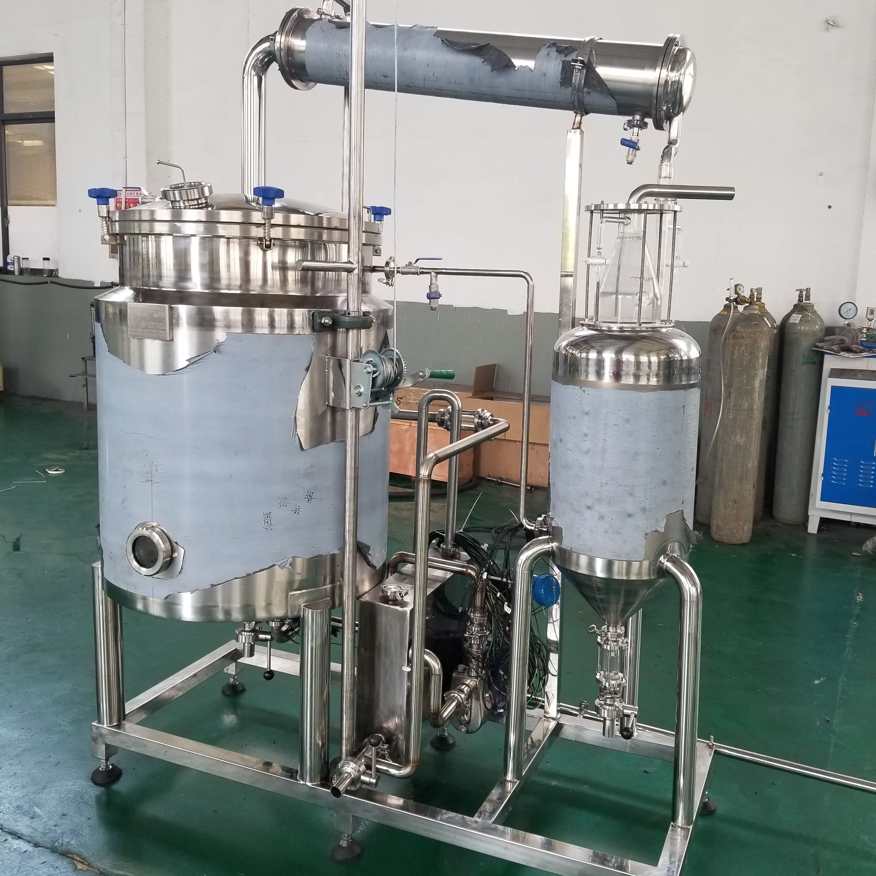 YUYAN  Machinery 100 L  Lavender essential oil extraction machine