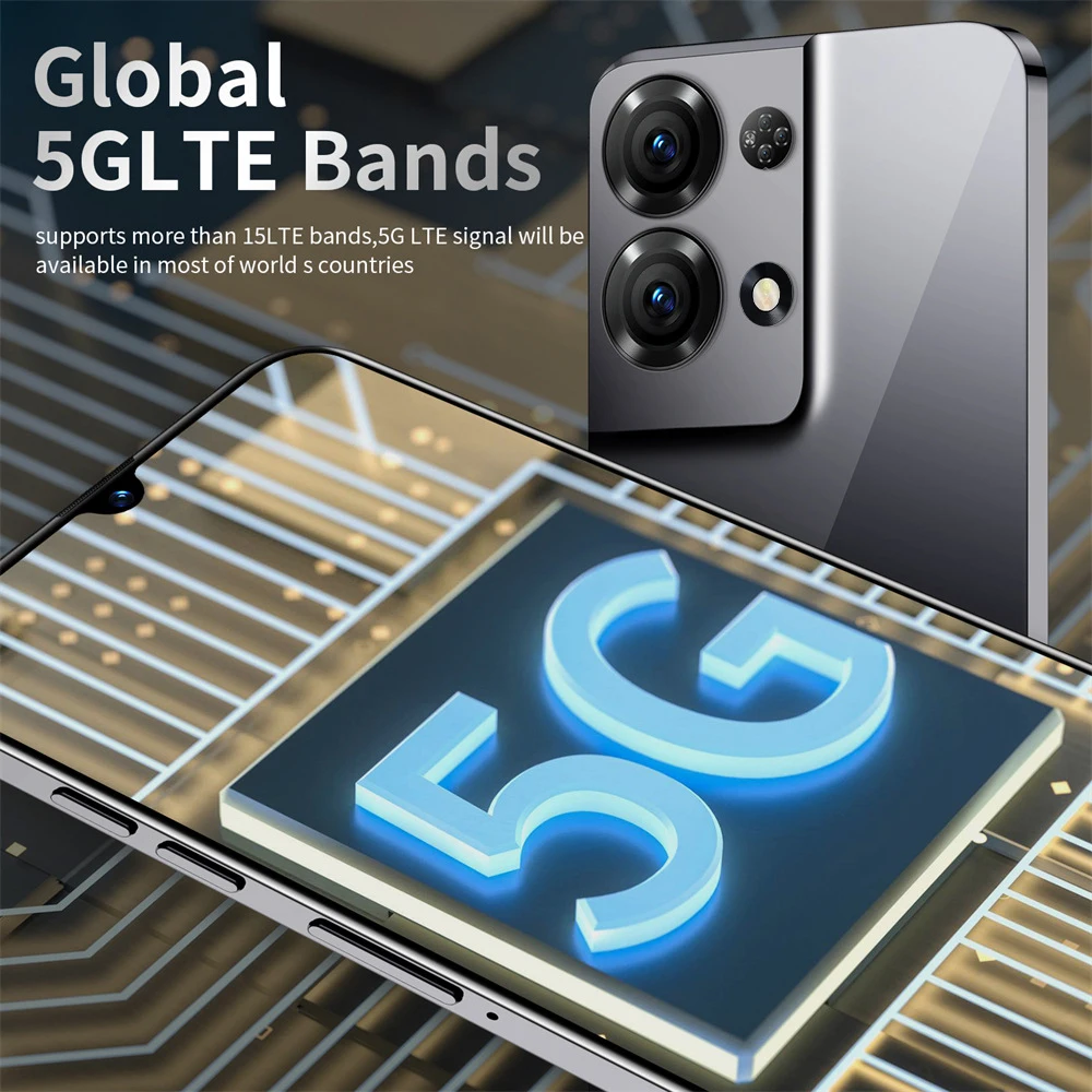 2023 Best Sell Reno 8 Pro 16G + 1T Chinese Smartphone 12gb Ram Rugged Smartphone 5G Mobile Phone Cellphones