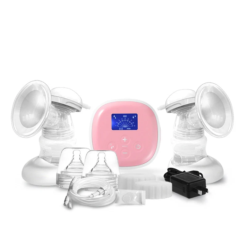 Factory Custom Single Breast Pump Equipment Electric Breast Milk Extractor Breast Machine Vacuum Pump with LCD Screen