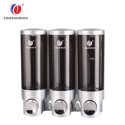 300ml Triple Chamber Wall Mounting Shower Soap Dispenser CD-3006A