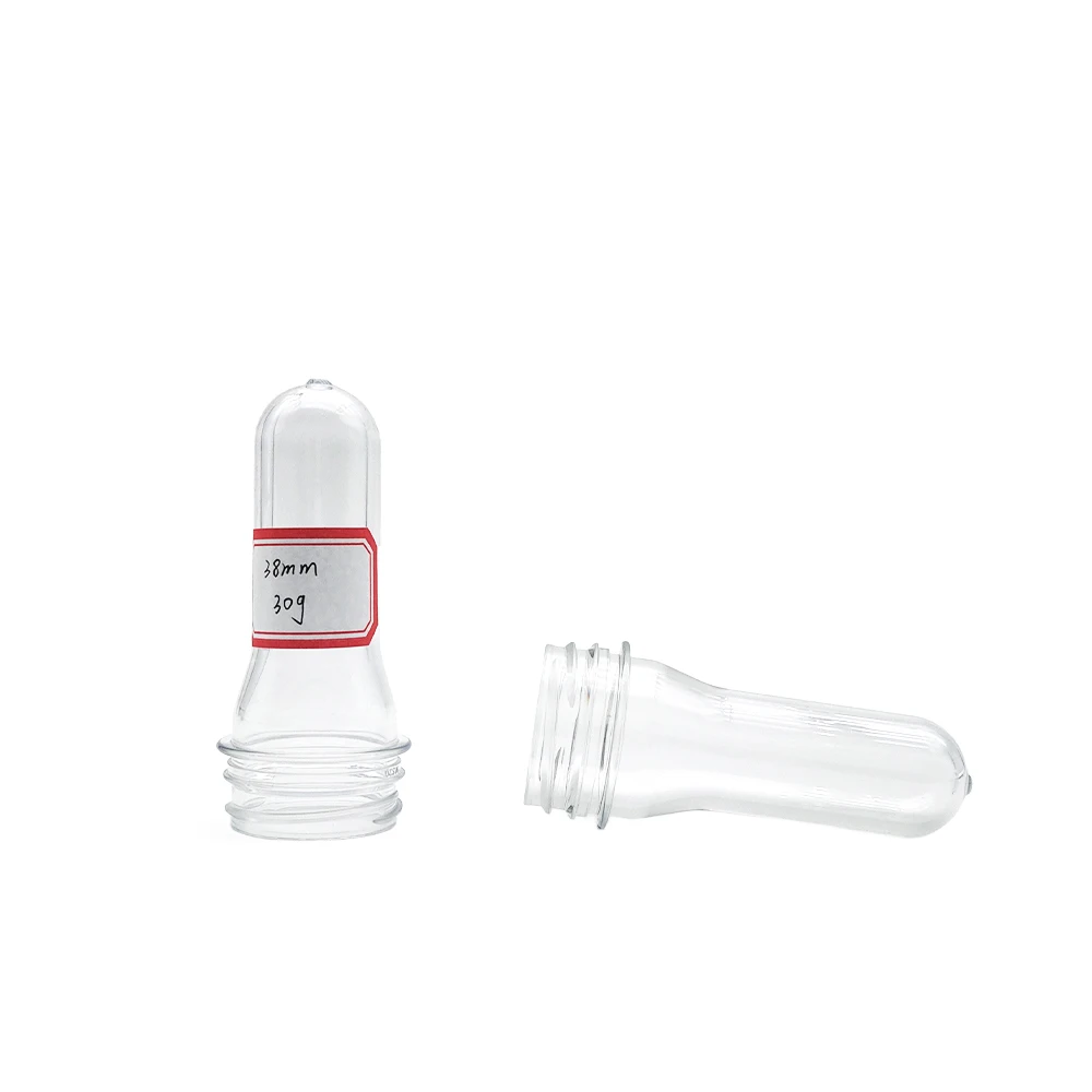 38mm 30g  clear color drinking water Bottles  PET plastic 500ml  bottle preform