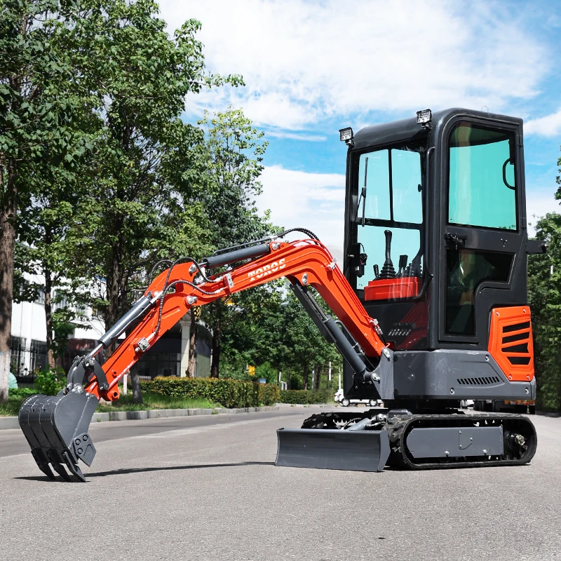 Chinese Factory kubota engine mini Excavator 1 Ton Hydraulic crawler Euro 5 Smallest Mini Excavators 1 Ton Free Shipping