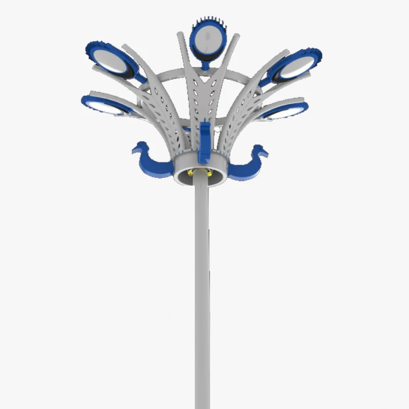 Customized Solar Road Traffic LED Lamp Post Powder Coating Street Lighting/Light Pole