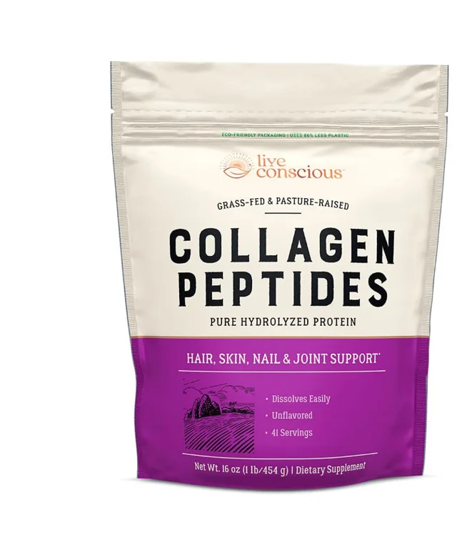 Collagen Peptides Powder For Hair Skin Nail and Joint Support Of Type I And  III Collagen Sourced Hydrolyzed Protein Powder