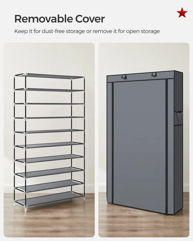 Over-The-Door Shoe Rack for 36 Pair Wall Hanging Closet Organizer Storage Stand shoe rack organizer