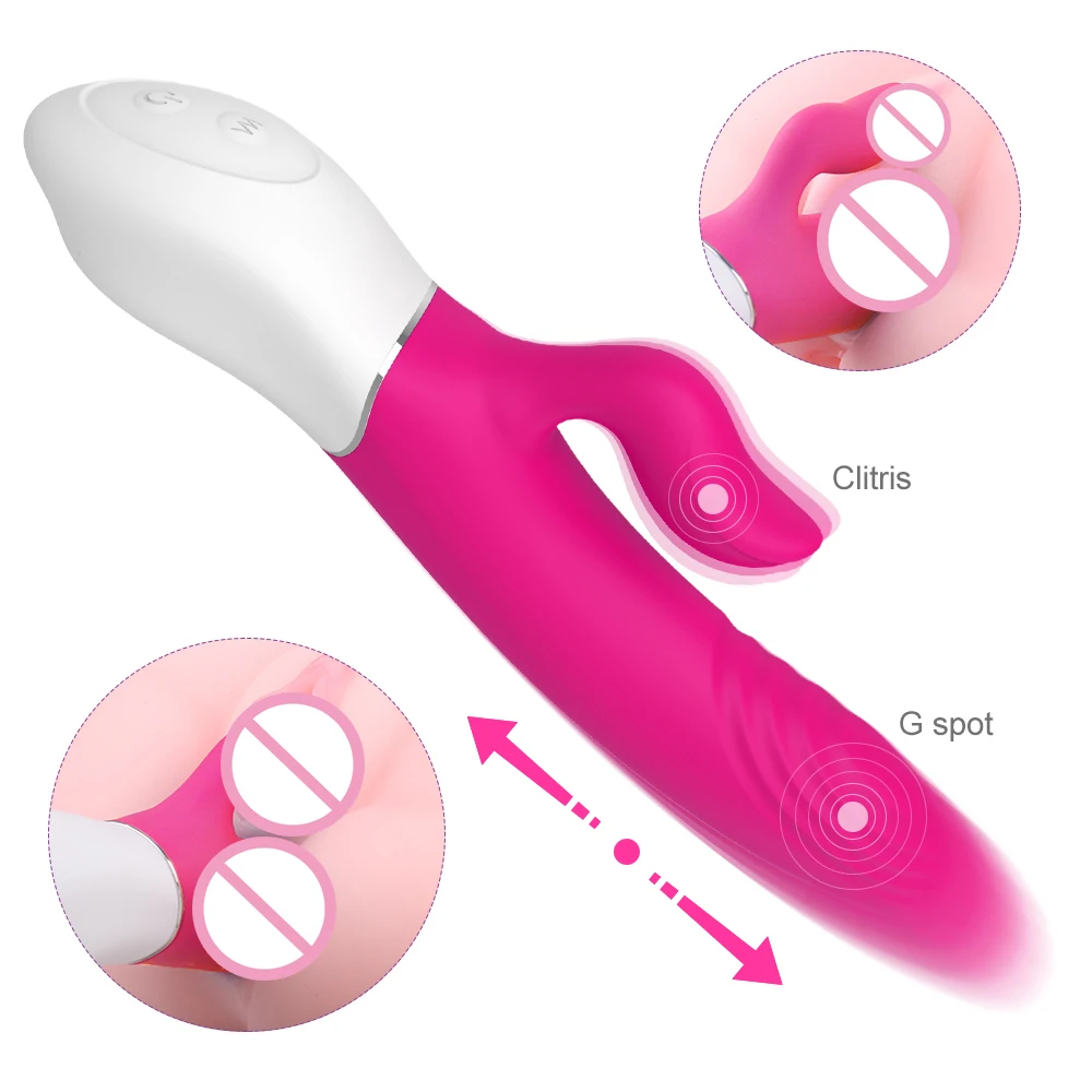 USB magnetic charging adult sex toys 9 pulses and 9 vibration G&C point vibrator finger rabbit vibrator for woman