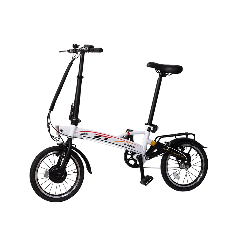 Lithium Battery Short Pitch Chain 76T/18 TDR-13Z 24V10A 250W Aluminum 6061 Electric Folding Mini Bike