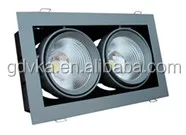 High Power Led Ar111 Spotlight 30w Electric Grill Light Recessed Double head Spot light QR111 G53