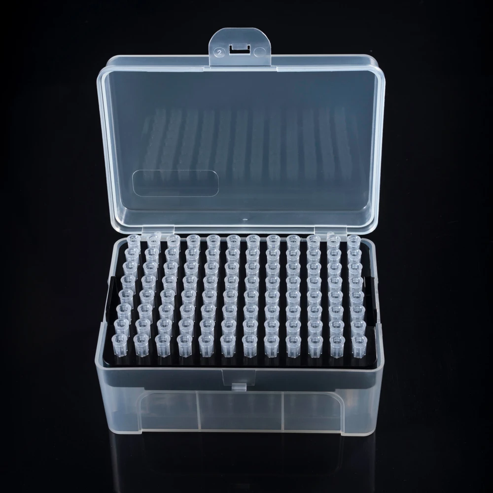 Rnase dnase, 96 наконечников, универсальные градиентные наконечники, стерильный фильтр, пипетка, коробка наконечников 10ul 200ul 1000ul