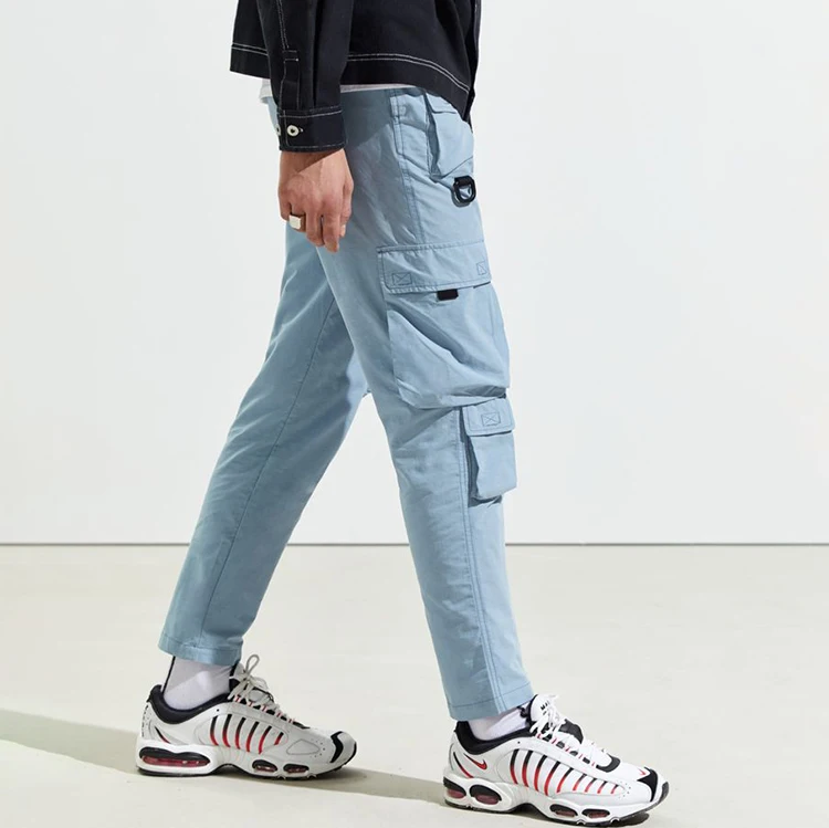 Custom original style unbranded blank men long trousers Skinny Lightweight cargo mens pants