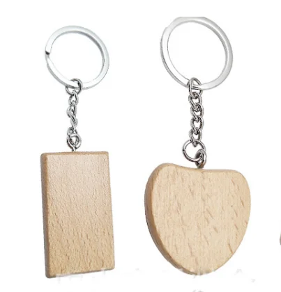 
hs code for keychain with factory price custom logo wood keychain 