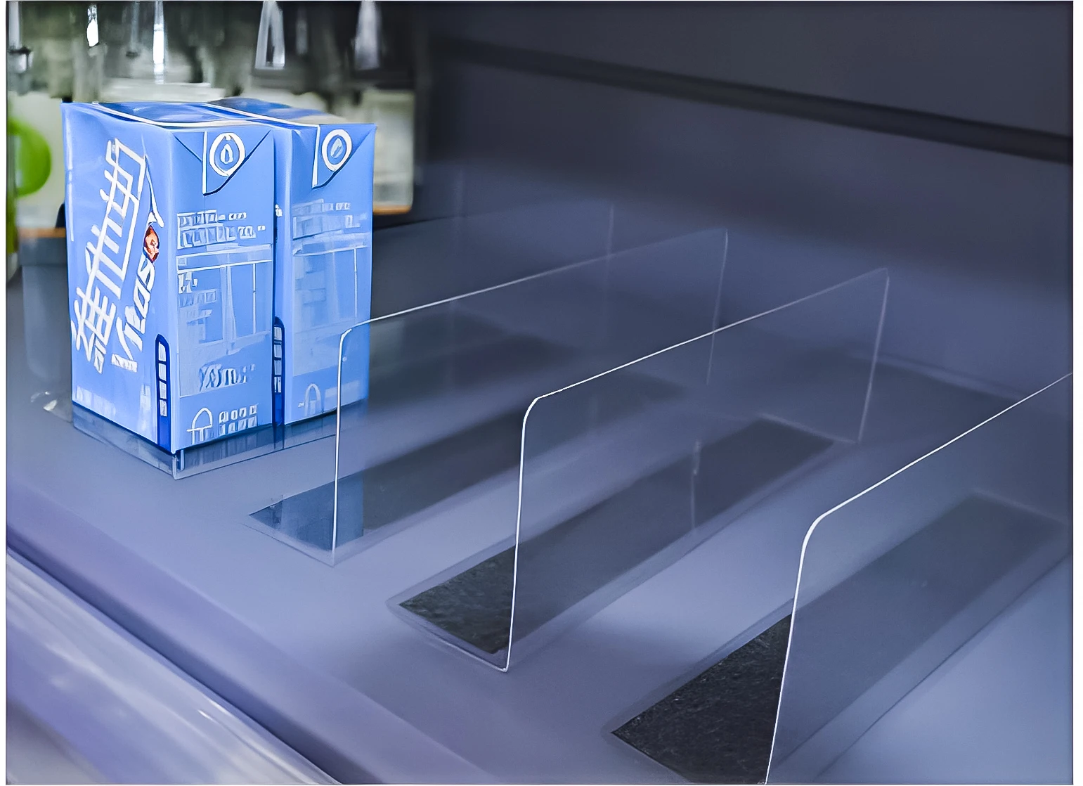 Free Sample Wholesale L Shape Plastic PVC Shelf Divider Supermarket Warehouse