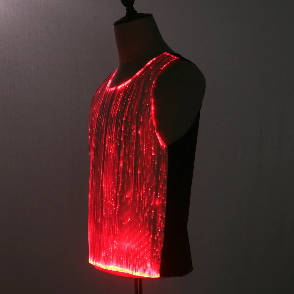 Cool design Rave party night club luminous led light glow in the dark t-shirt