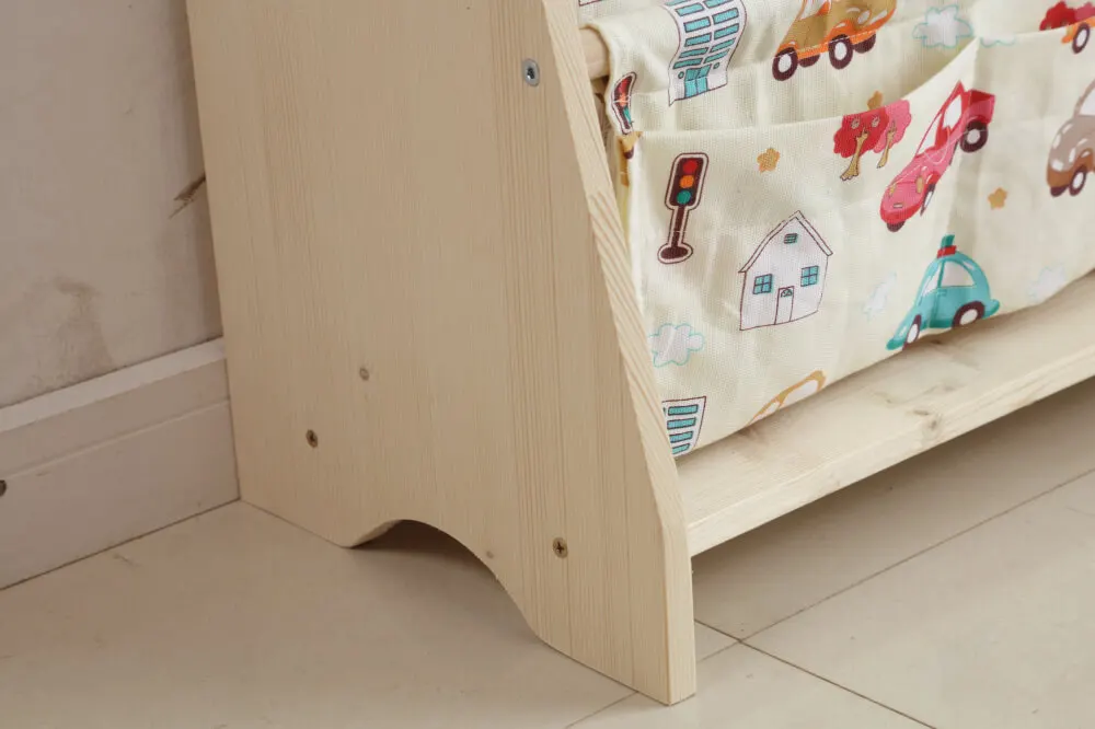 Portable Book Storage Shelf Bookcase,Modern bookcase Cabinet Style Mini Waterproof Fabric Kids Book Shelf