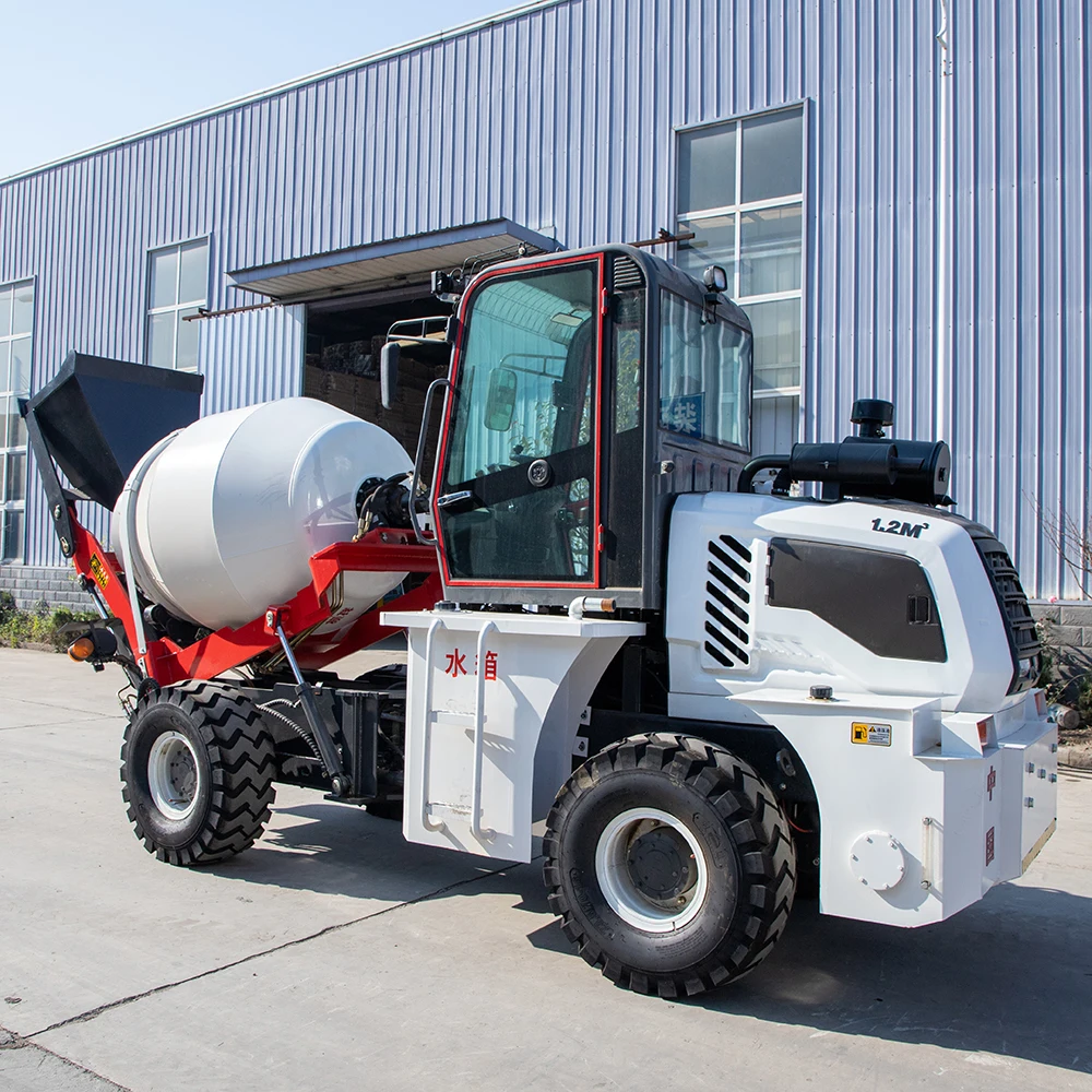 Manufacturer Provided Small  Mobile Self Loading Concrete Mixer Truck