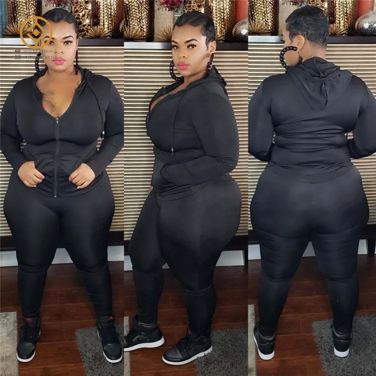  Летний комплект из 2 предметов 5XL Женский однотонный длинный Jogger с коротким рукавом женский одежды двух большого
