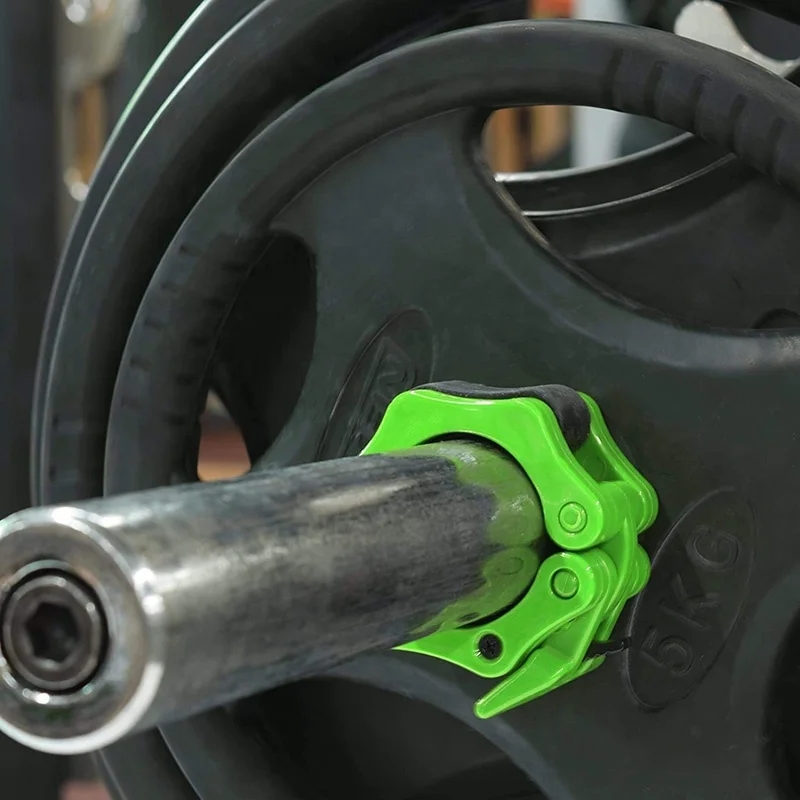 Barbell Collar Lock Clips Barbell Collar Clamps Buckle Weight Lifting Bar Gym Dumbbell Barbell Clips