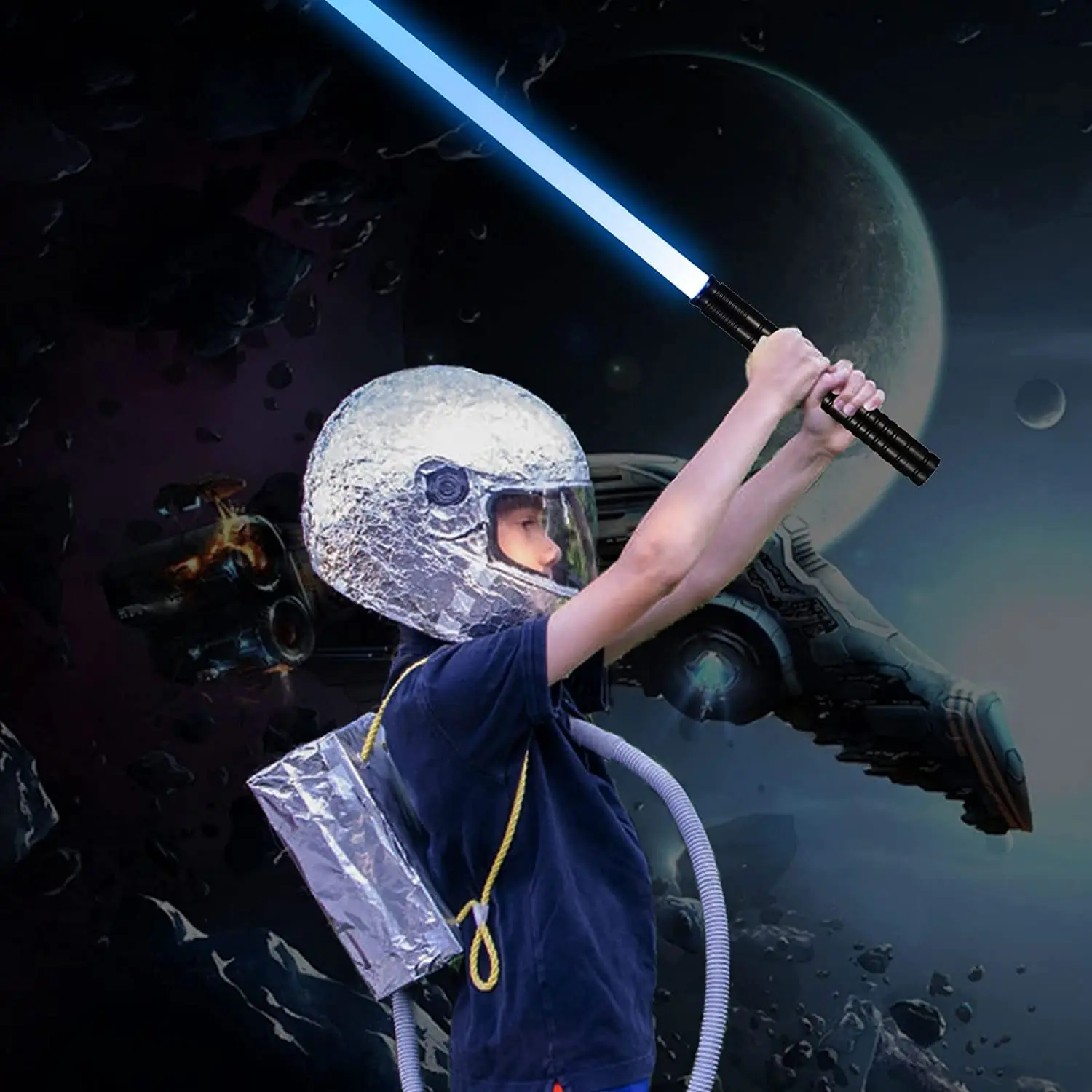 Metal Hilt Dueling Lightsaber Smooth Swing Suitable For Children Toy Lightsaber