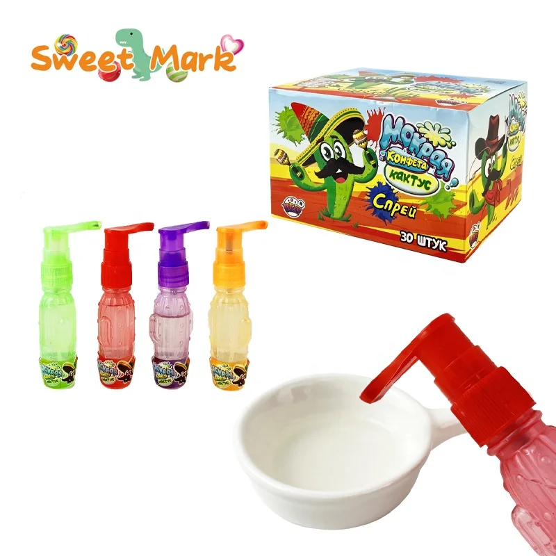 Fun Bottle spray candy halal candy sour fruit liquid spray candy