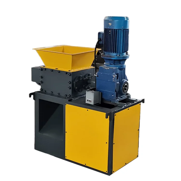 Small plastic shredder for plastic foil abs hdpe plastic shredder recycling machine