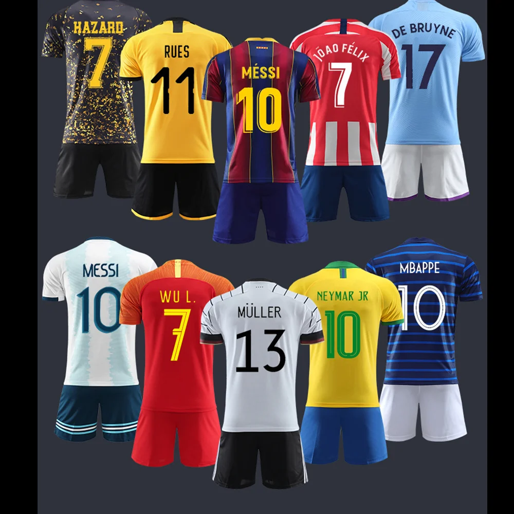 
2122 sports wear Top thai quality new kids football shirts city Borussia football jersey red white soccer jersey kits 