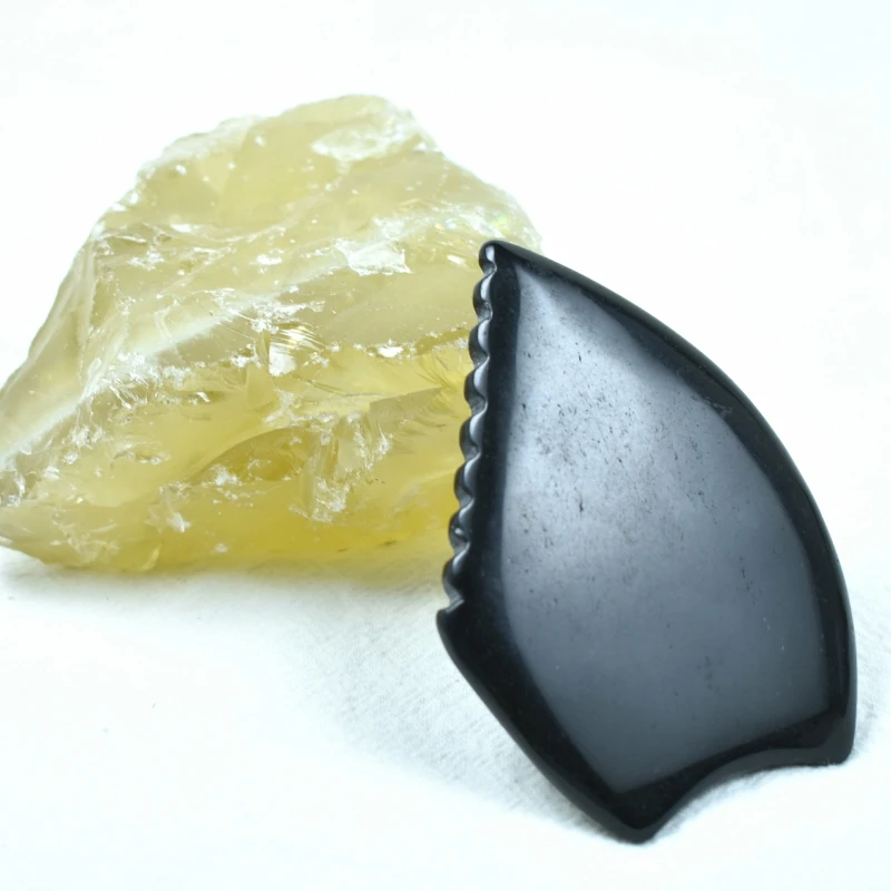 Stone Gua Sha Heart Shaped Smooth Edge Facial Massage Jade Guasha Anti Aging Body Massage Scraping Tool Bian Stone Gua Sha