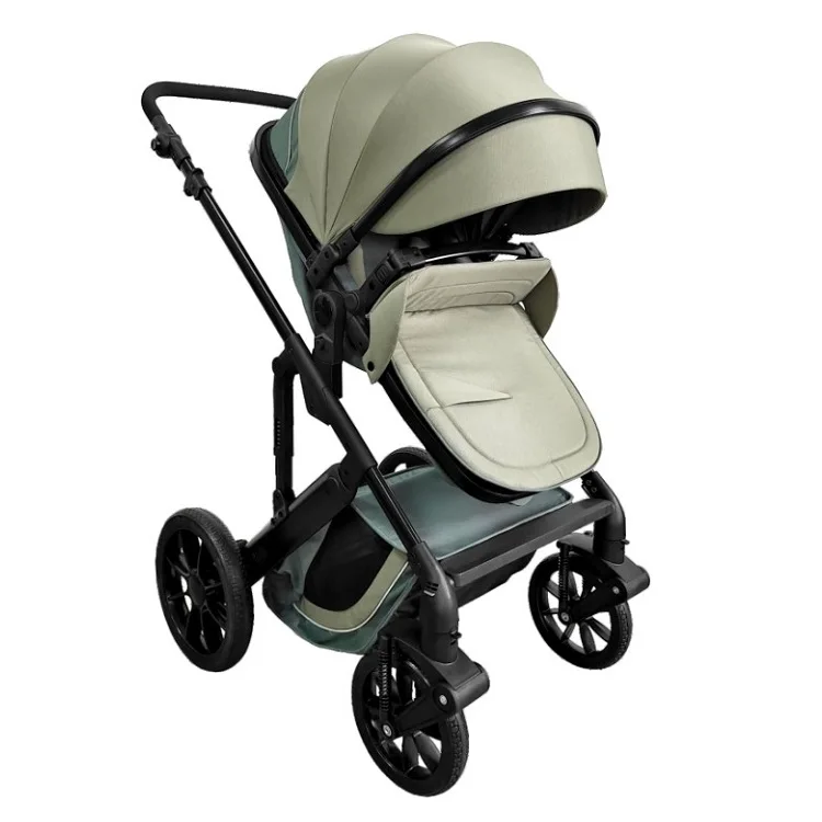 Factory Direct OEM 3 in 1 Babe Pram Matched Car Seat And Mama Bag Steel Frame Babe Stroller